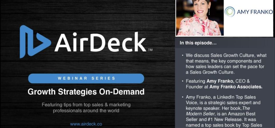 AirDeck Webinar with Amy Franko