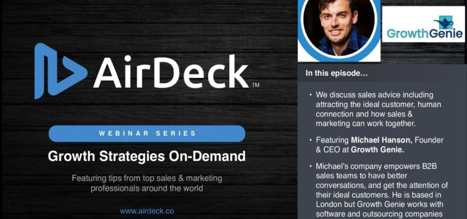 AirDeck Webinar with Growth Genie