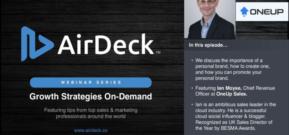 AirDeck Webinar with OneUp Sales
