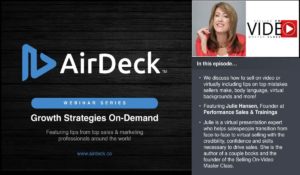 AirDeck Webinar with Performance Sales & Trainings