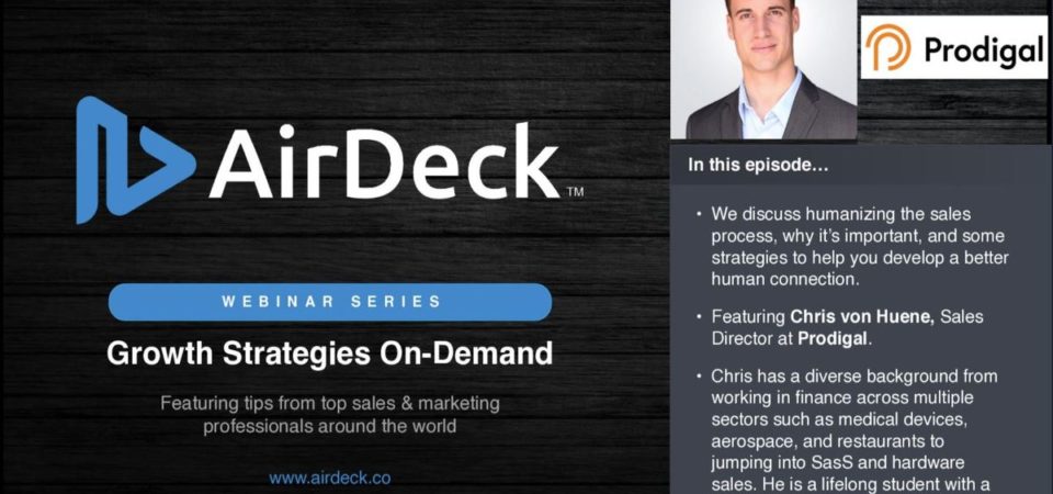 AirDeck Webinar with Prodigal