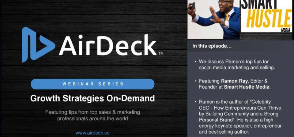 AirDeck Webinar with Smart Hustle Media