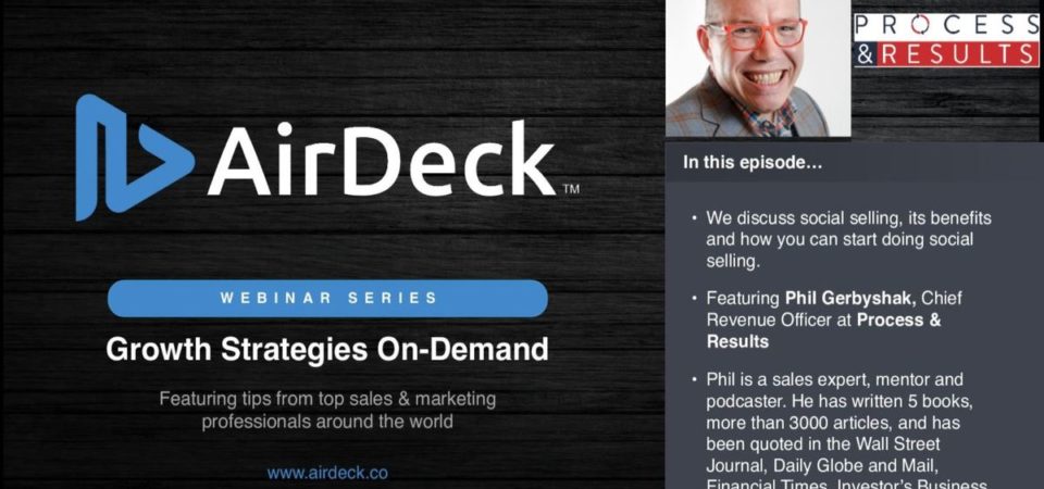 AirDeck Webinar featuring Process & Results