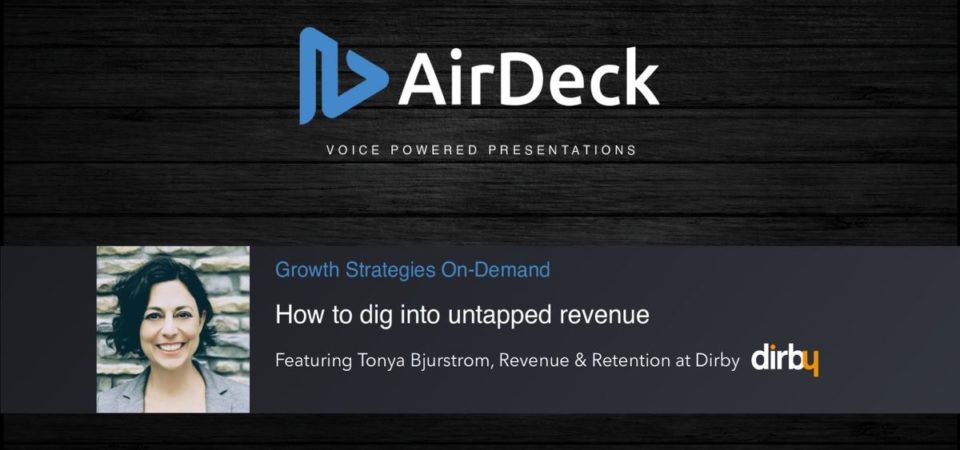 AirDeck Webinar featuring Tonya Bjurstrom at Dirby