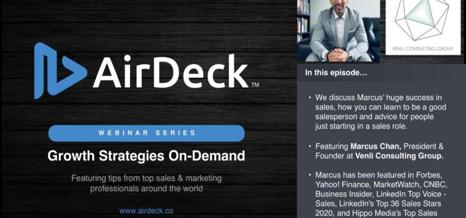 AirDeck Webinar with Venli Consulting Group