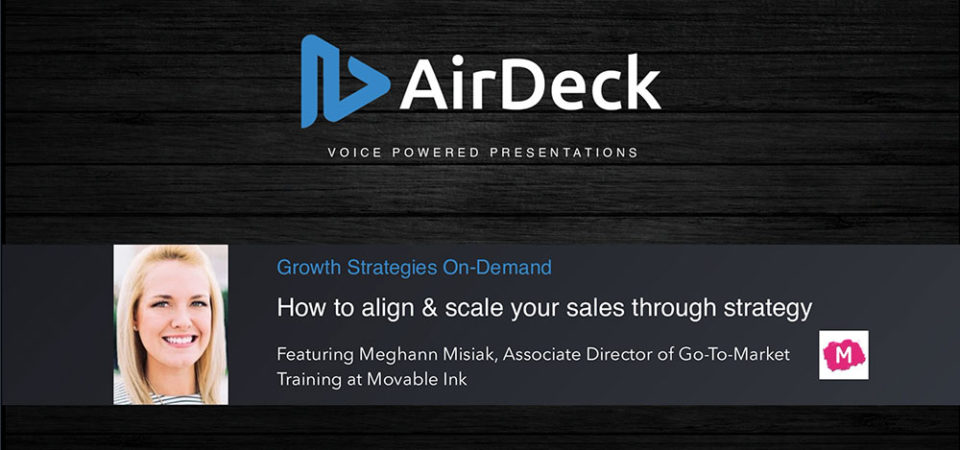 AirDeck Webinar featuring Meghann Misiak at Movable Ink