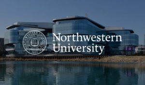 Northwestern University Logo and Building